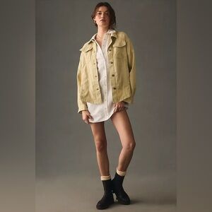 PILCRO LINEN SHACKET